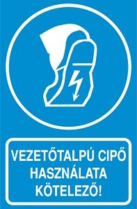 Vezetőtalpú cipő használata kötelező!