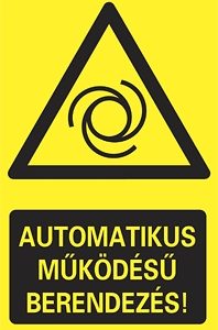 Automatikus működésű berendezés