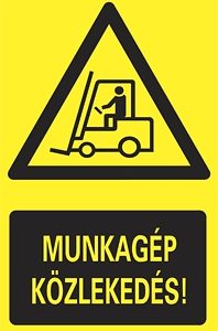 Munkagép-közlekedés!