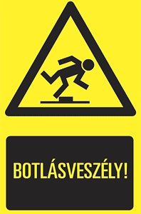 Botlásveszély!