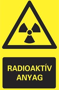 Radioaktív anyag!