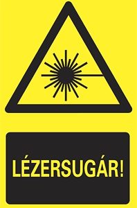 Lézersugár!