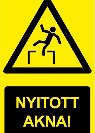 Nyitott akna!